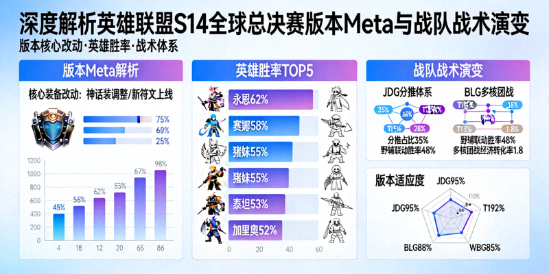 深度解析英雄联盟S14全球总决赛版本Meta与战队战术演变